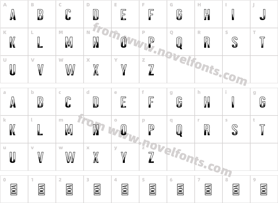 Black ForestCharacter Map