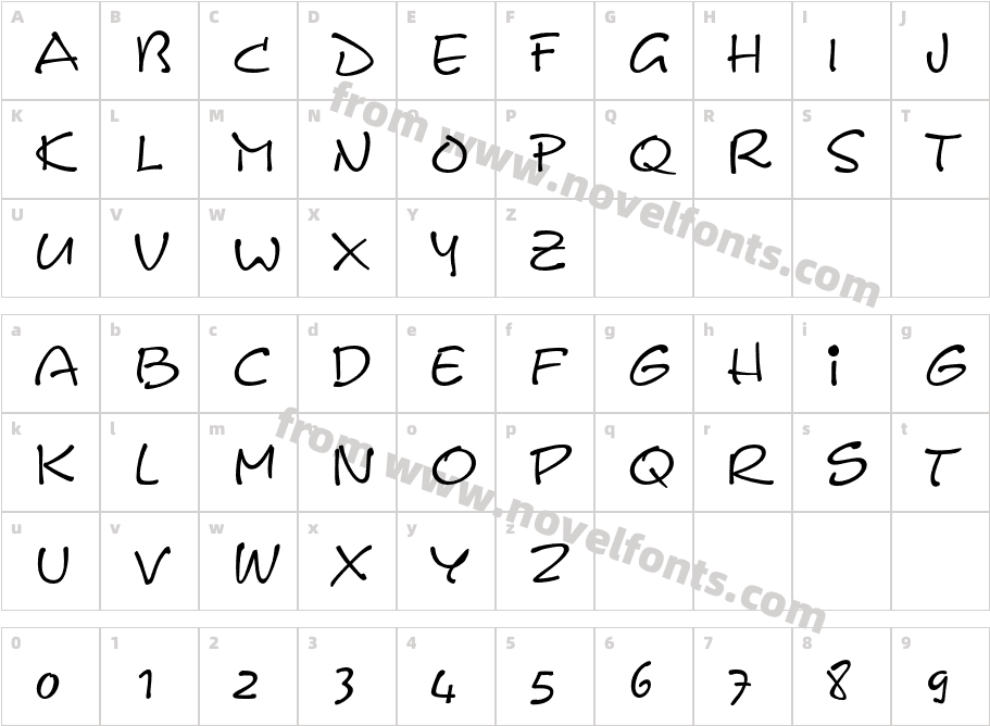 LeAsterix-NormalCharacter Map