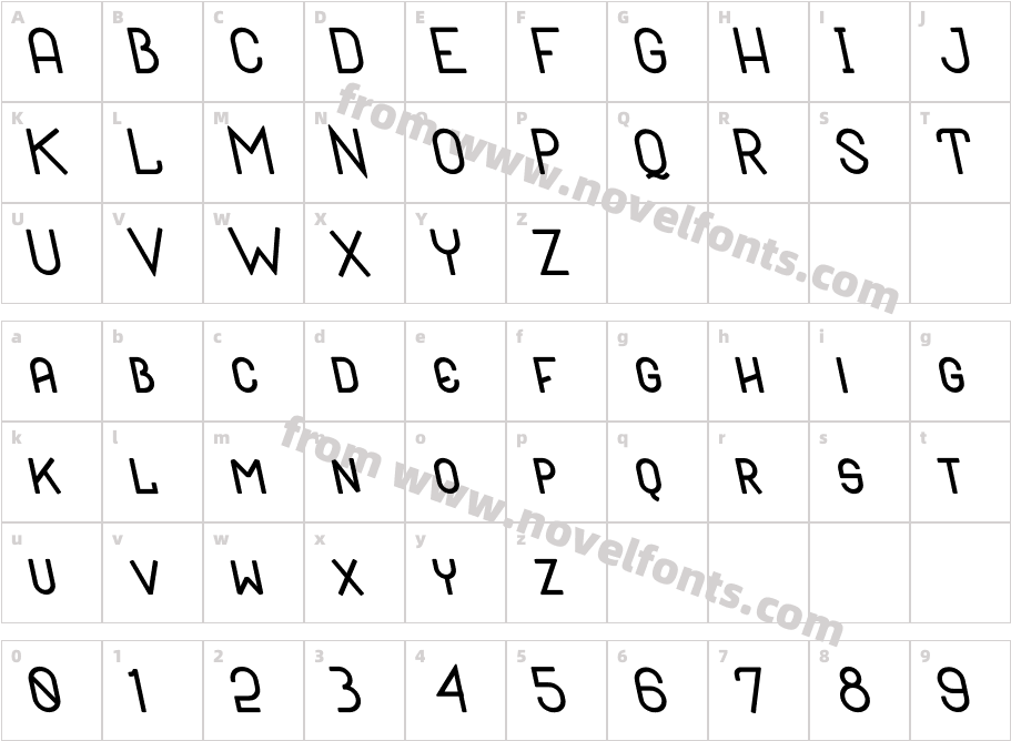 Black Hole Back ItalicCharacter Map