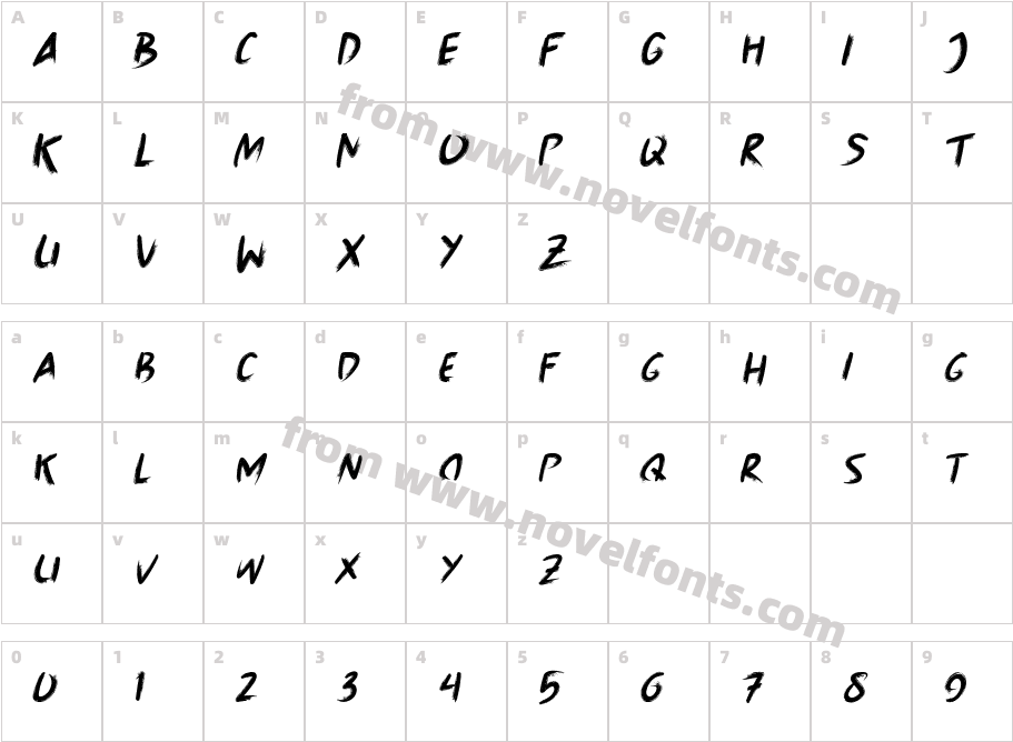 Black Unicorn ProCharacter Map