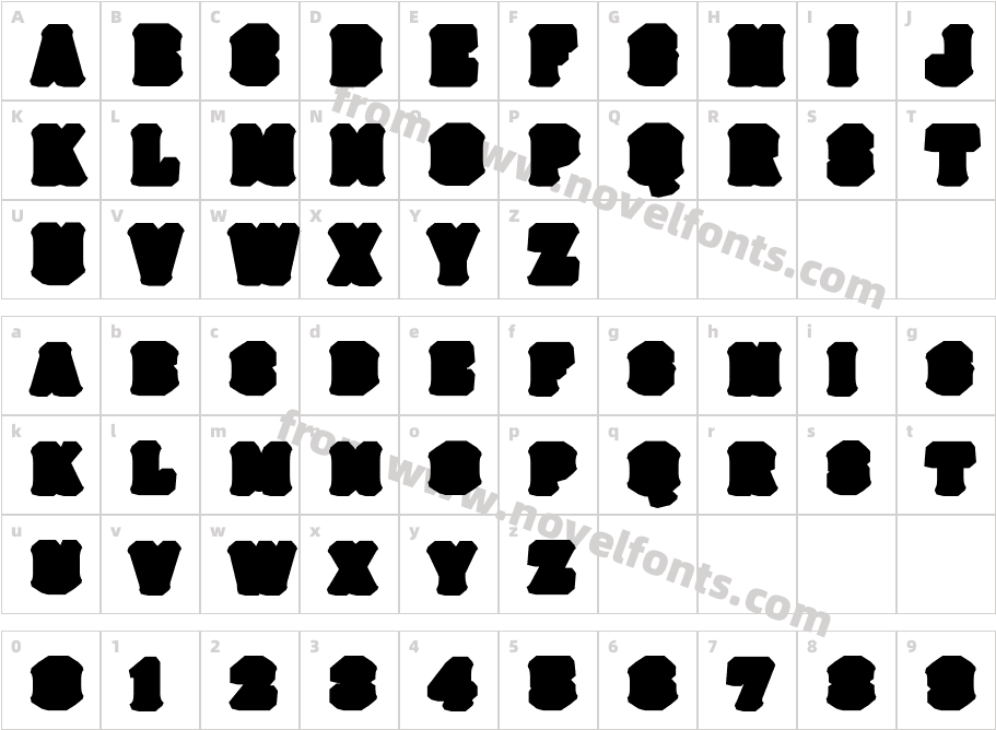 Blackberry EightCharacter Map