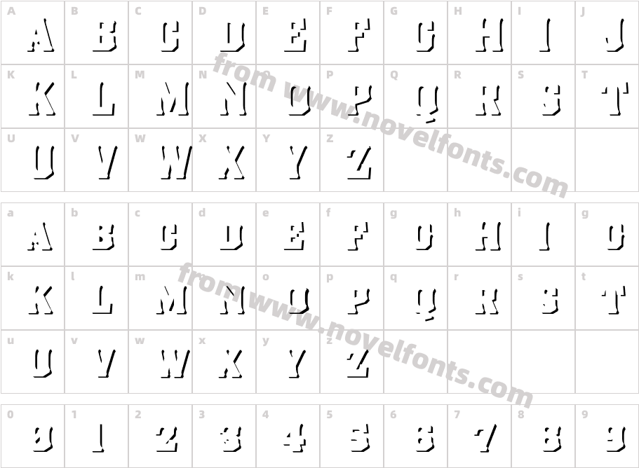 Blackberry FourCharacter Map