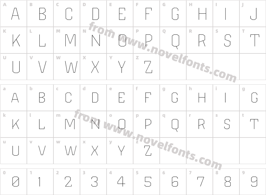 Blackberry SevenCharacter Map