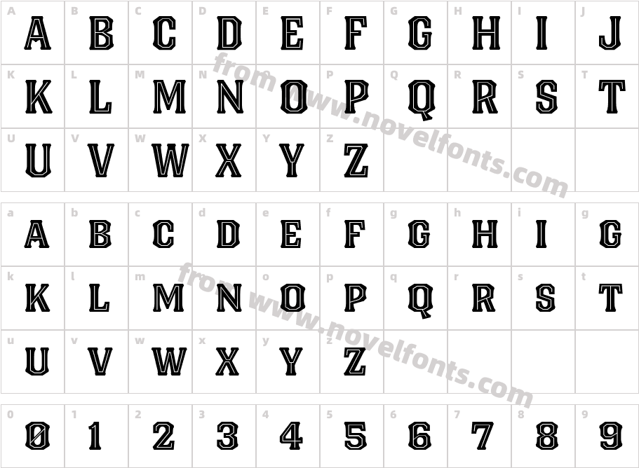 Blackberry SixCharacter Map