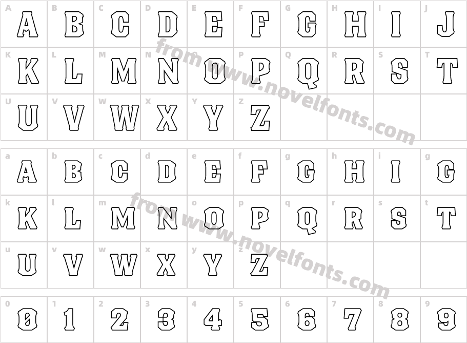 Blackberry TwoCharacter Map