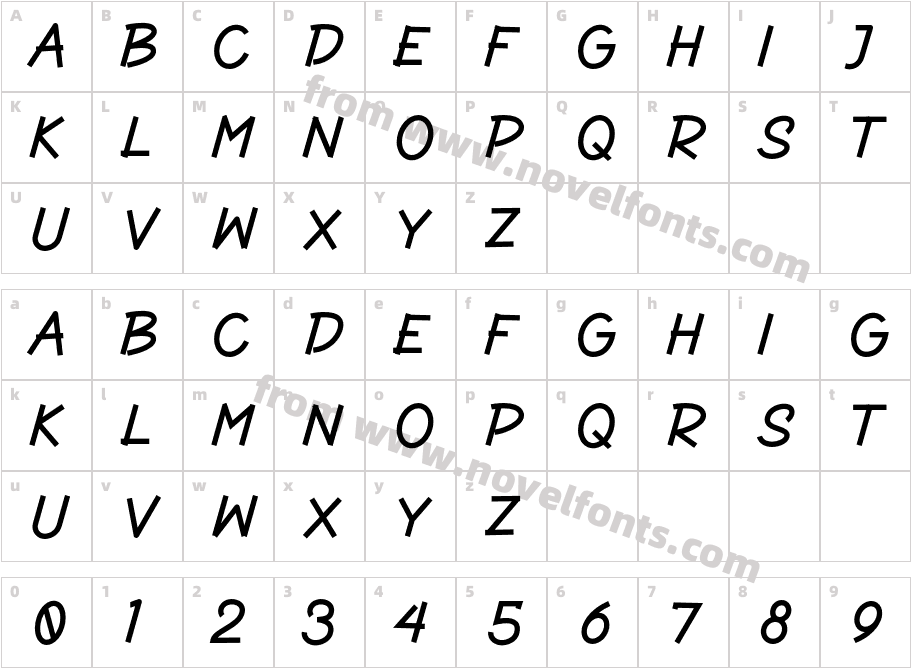 BlackoutCharacter Map