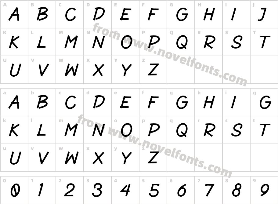 BlackoutCharacter Map