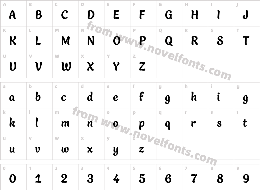 Blanket HeavyCharacter Map