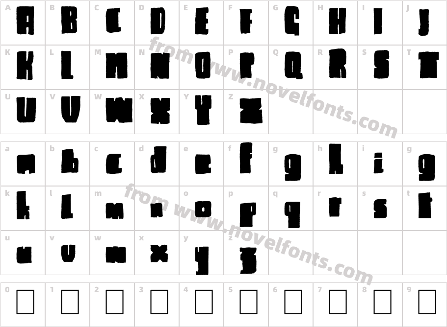 Blck PlainCharacter Map