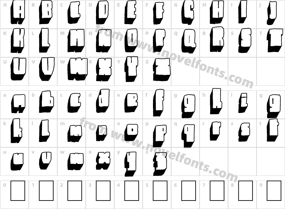 BlckCharacter Map