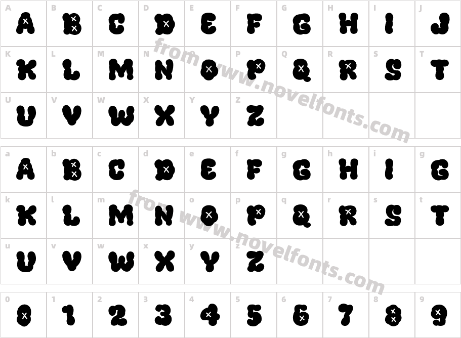 BloopolyCharacter Map