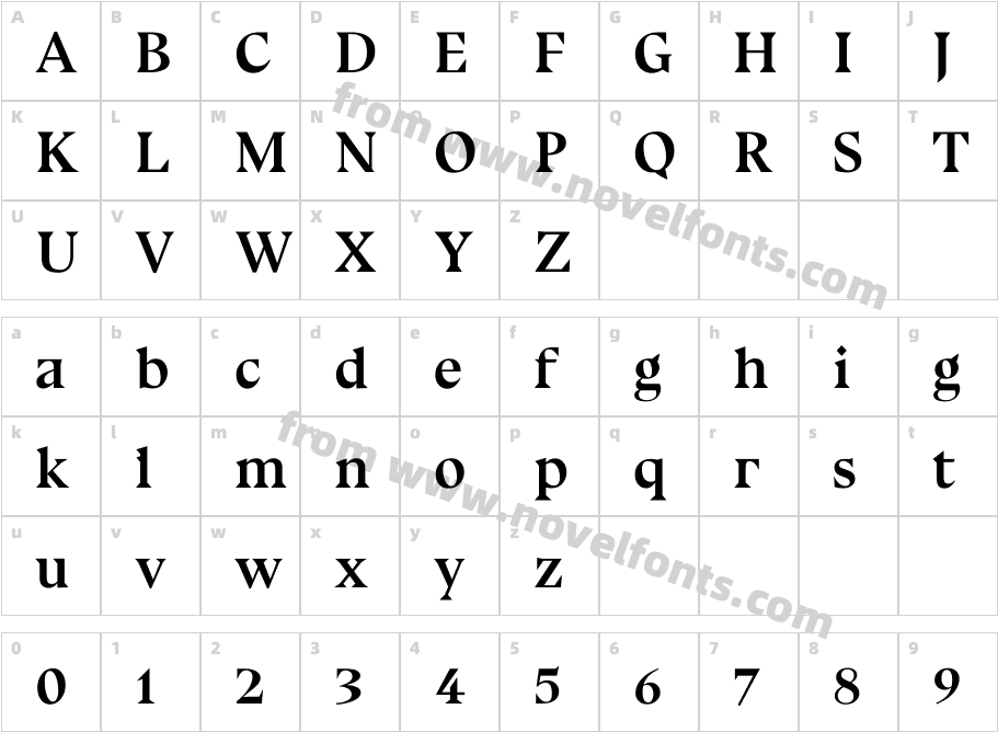 Bluu Next BoldCharacter Map