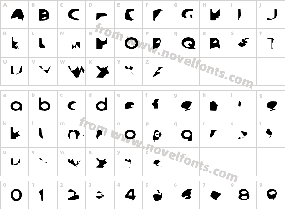 Ampere ExtendedCharacter Map