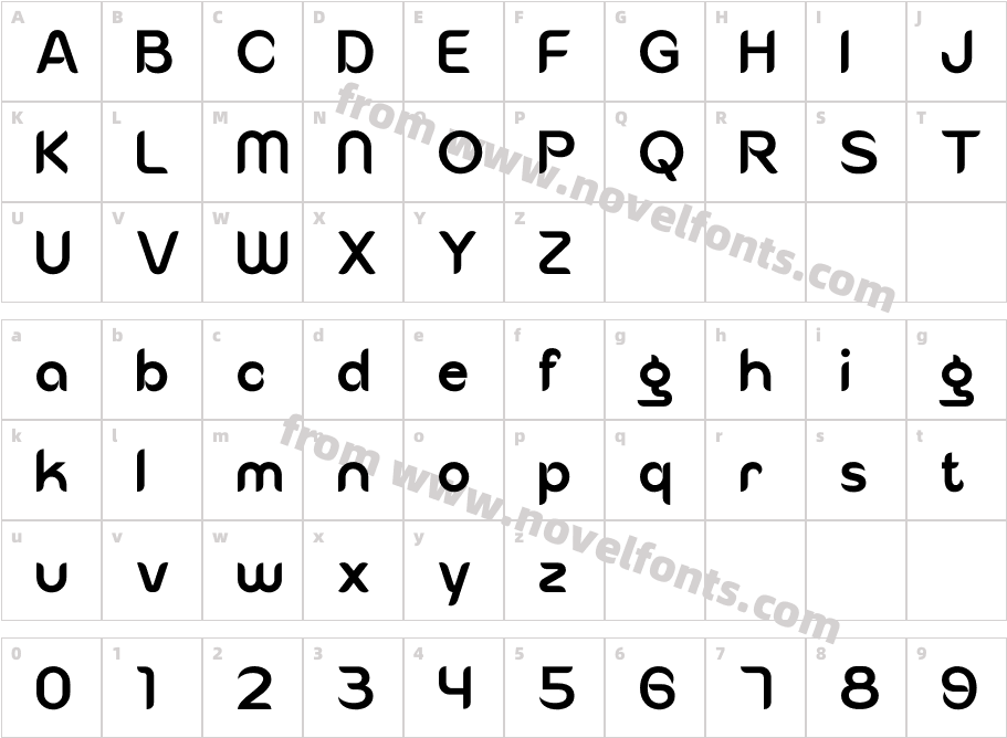 BogiarCharacter Map