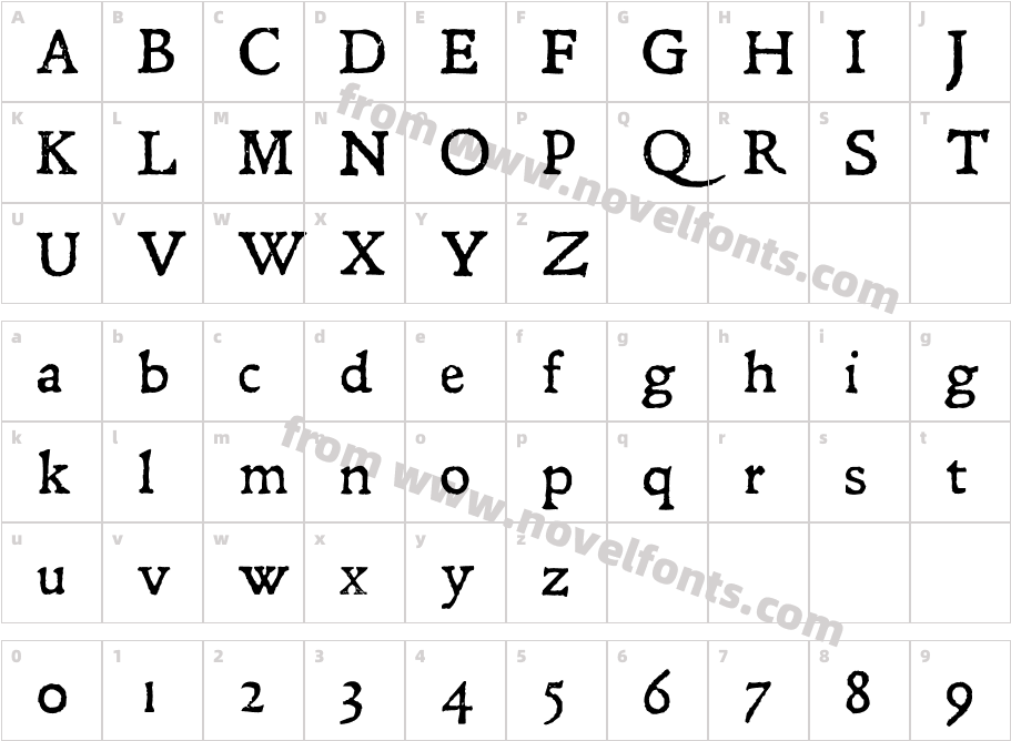 LeanderCharacter Map