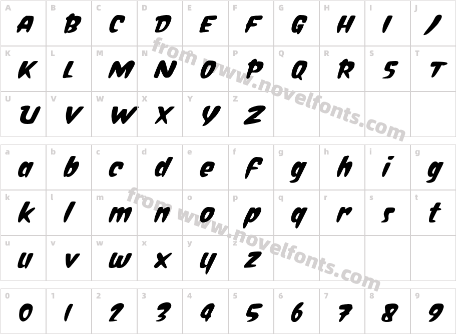 Boldream DemoCharacter Map
