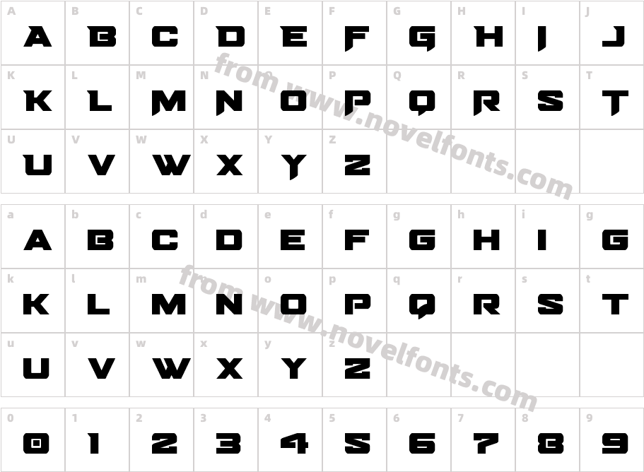 Bomber EscortCharacter Map