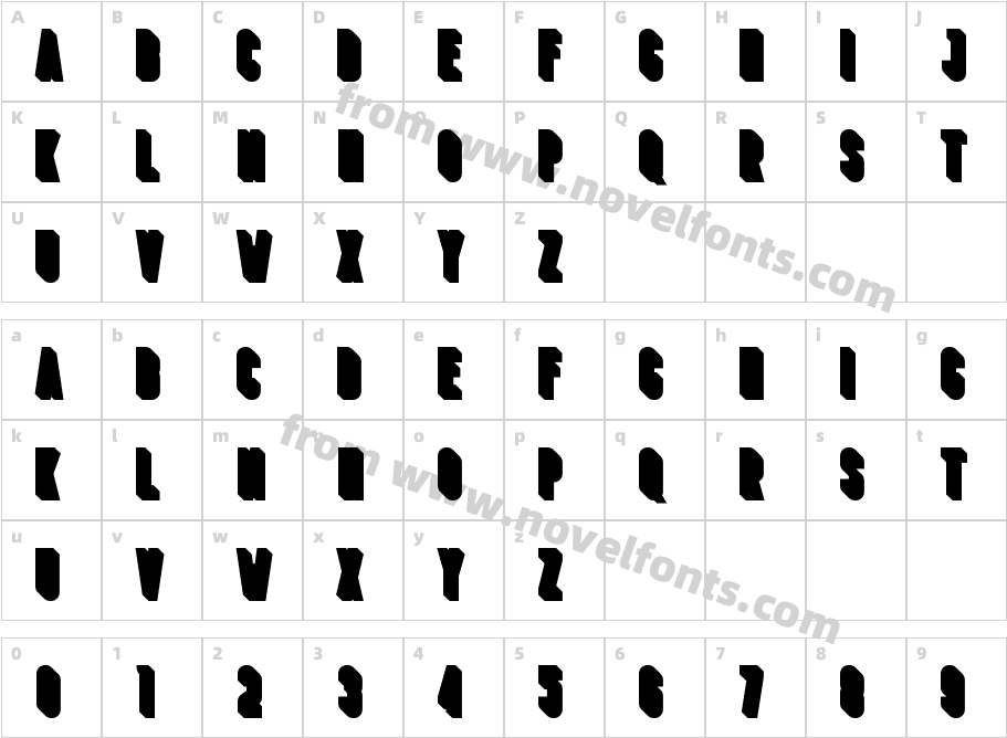 Bondie ExtrudeCharacter Map