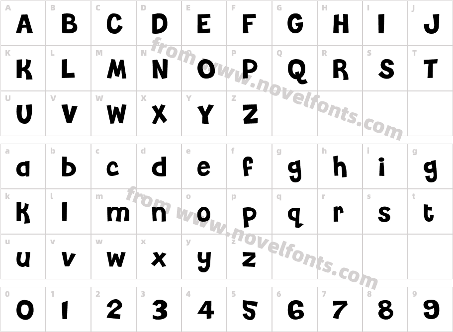 Boogaloo PlCharacter Map