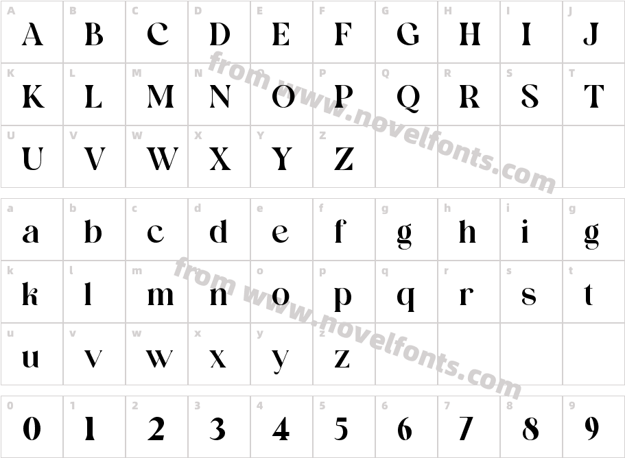 BorniarteCharacter Map