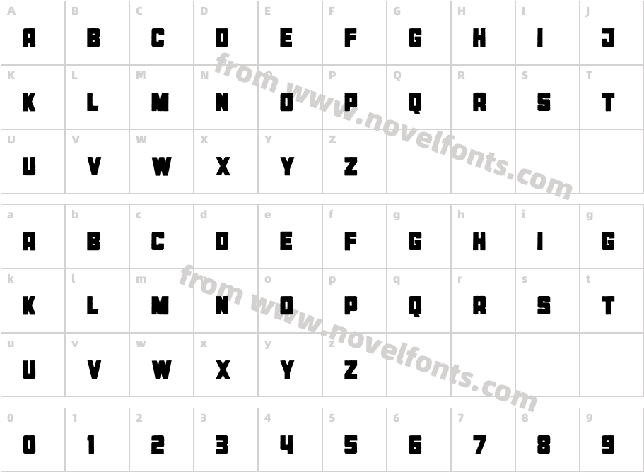 Bosmark RoughCharacter Map