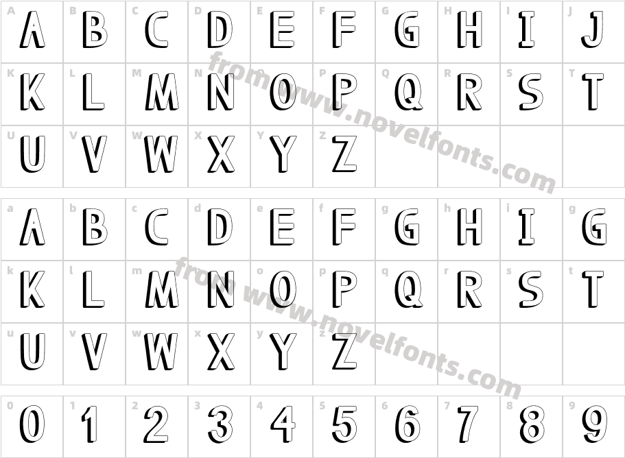 Bosque Shadow BlackCharacter Map