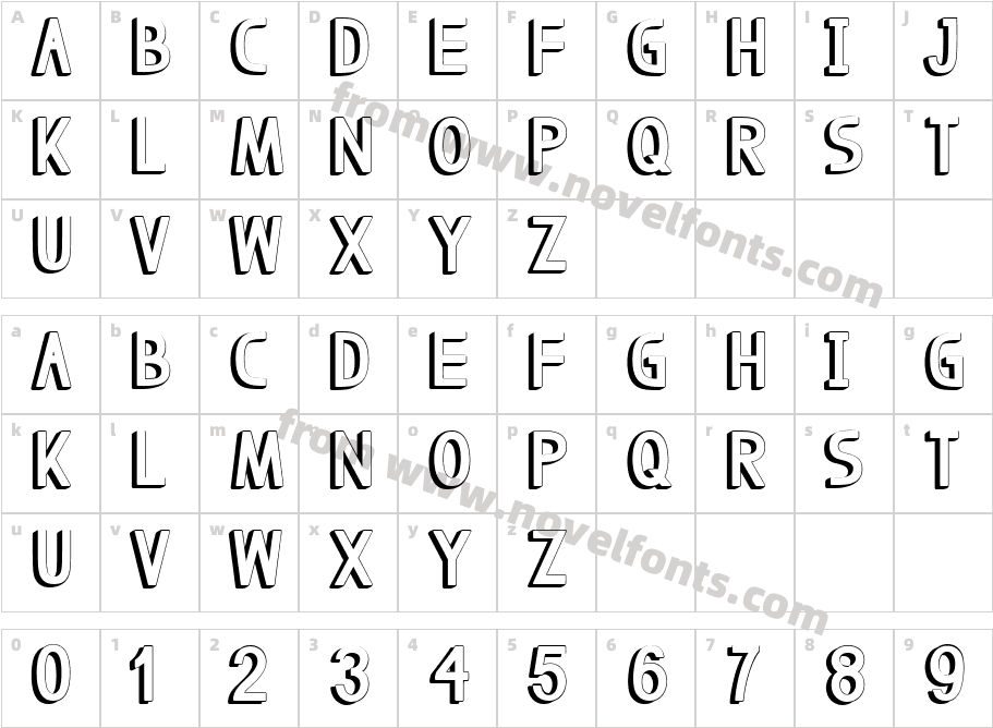 Bosque Shadow BlackCharacter Map