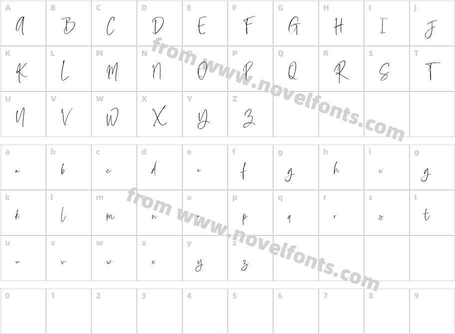 BottomlandCharacter Map