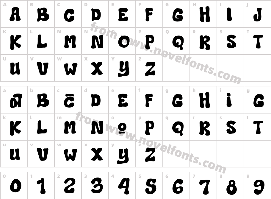 Boycot Ranco RegularCharacter Map
