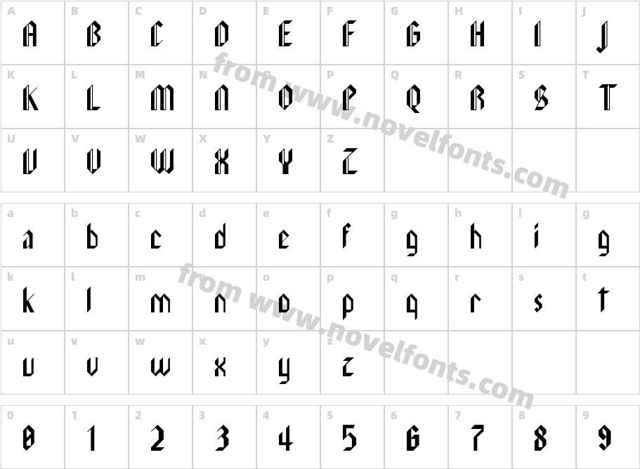 LeeBee SchwarzCharacter Map