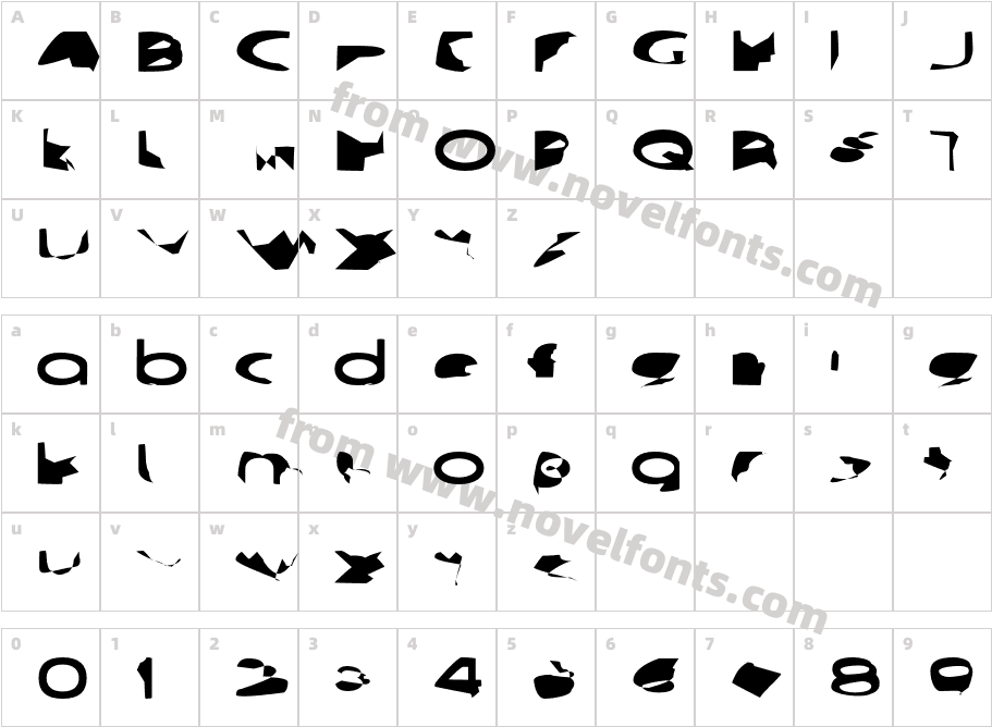 Ampere UltraExtendedCharacter Map