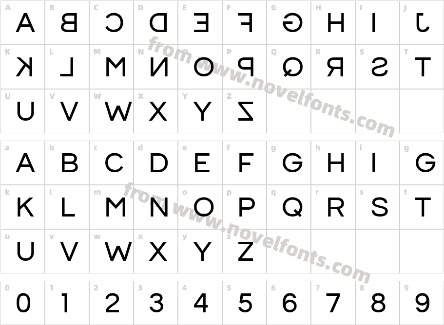 Breymont LightCharacter Map