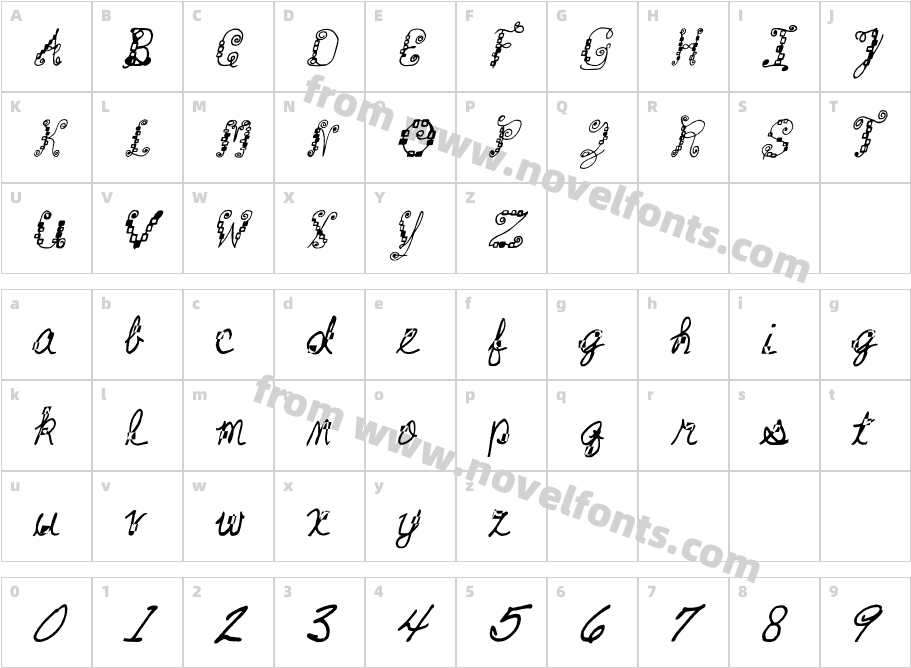 Bricksand Wires Italics ItalicsCharacter Map