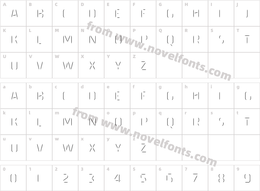 Brickton RidgeCharacter Map