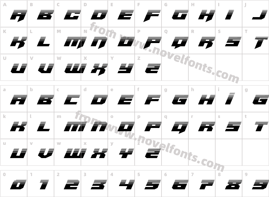 Bridge OF Ficer HalftoneCharacter Map