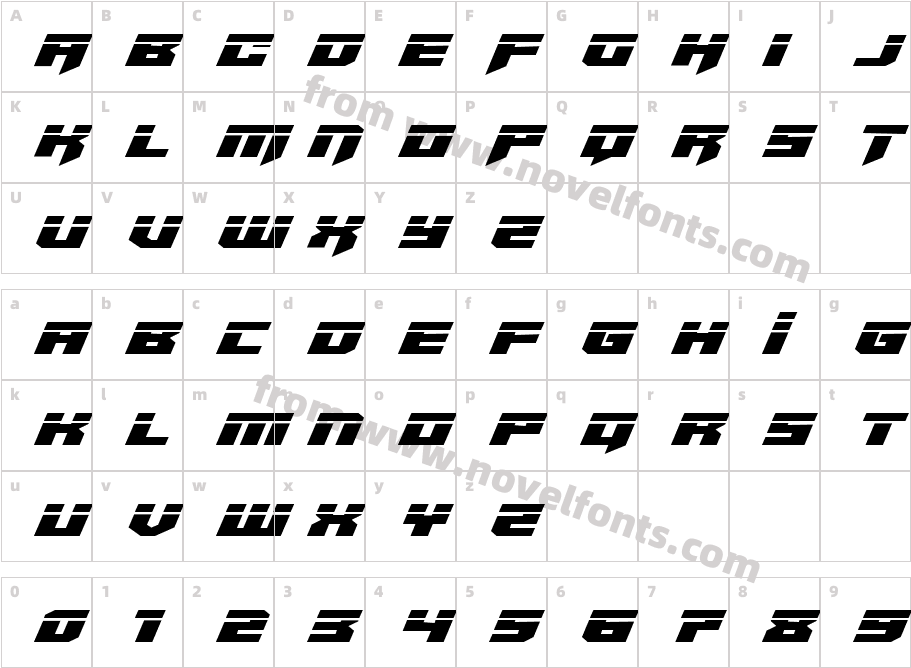 Bridge OF Ficer LaserCharacter Map