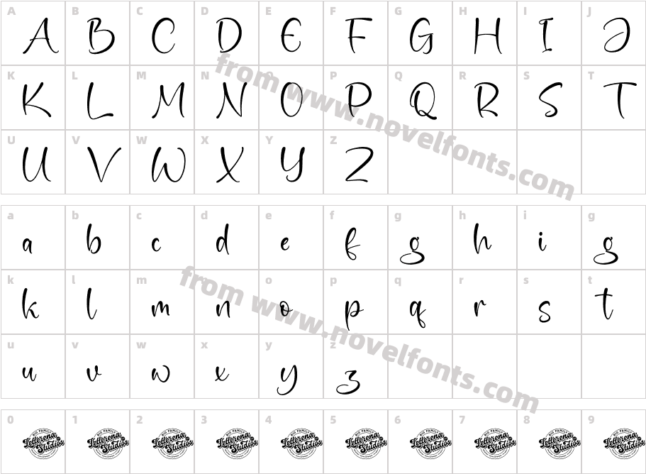 Bright Gustavus DEMO VERSIONCharacter Map