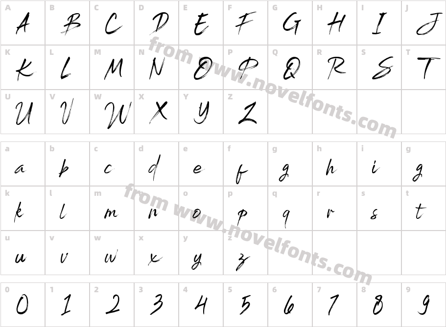 BrightsideCharacter Map