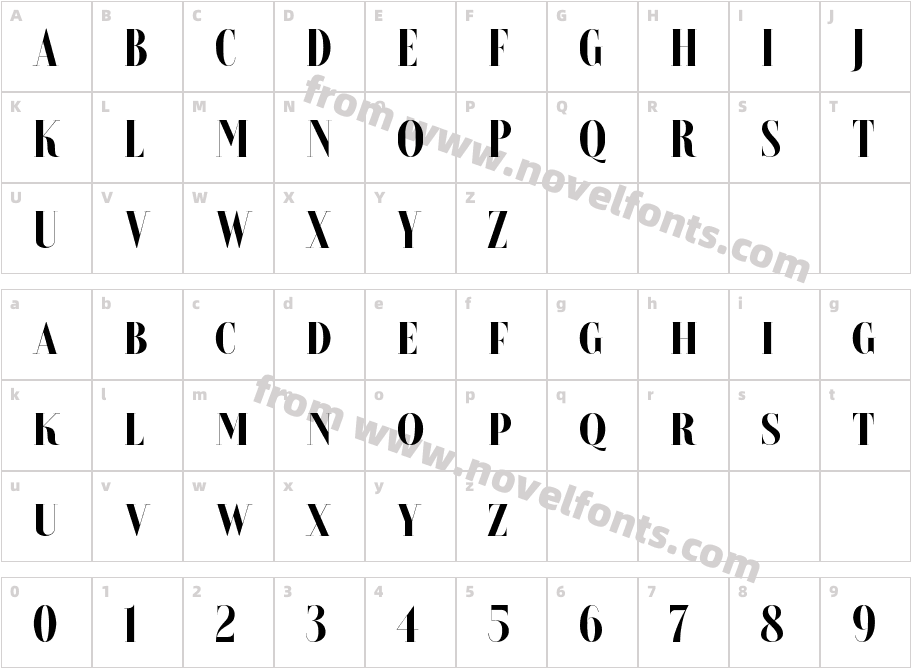 Brioche Extra BoldCharacter Map