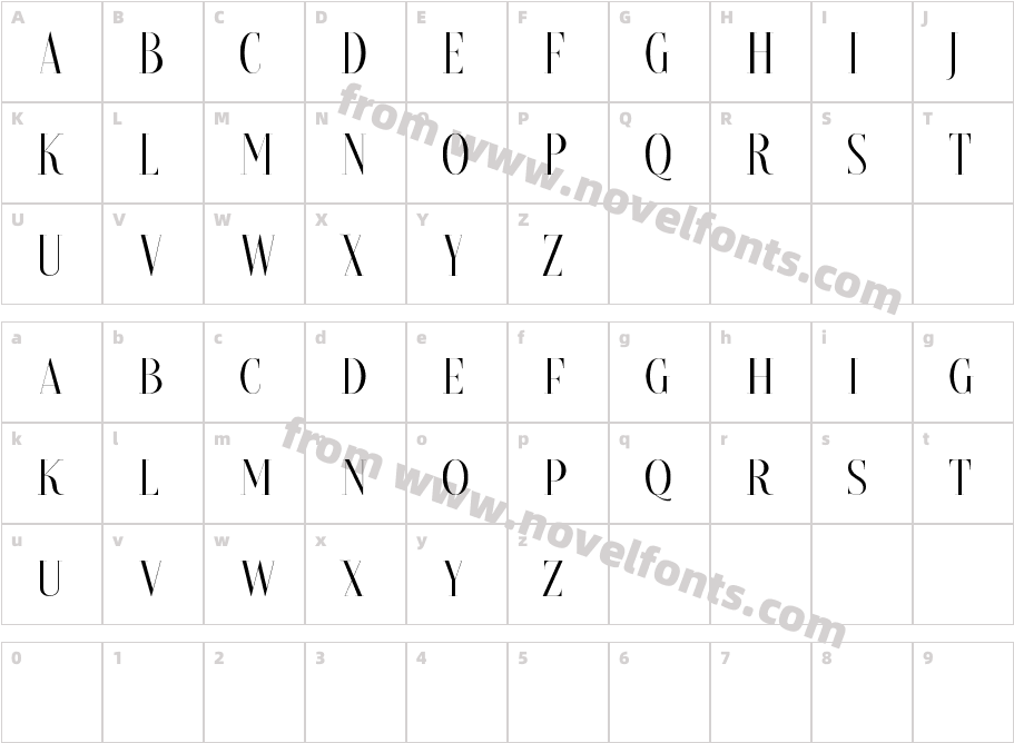 BriocheDEMOCharacter Map