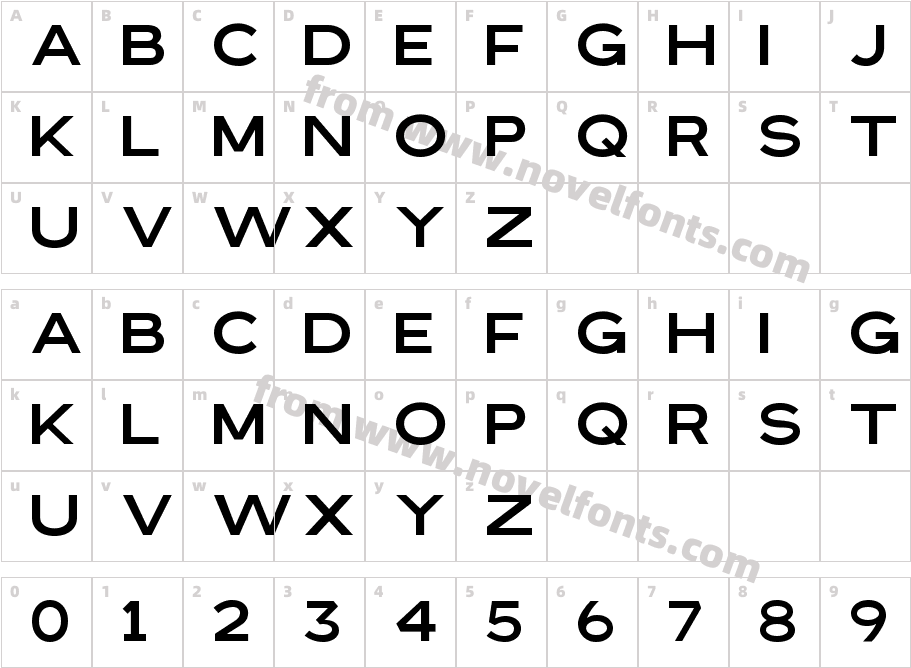 Bristone RegCharacter Map