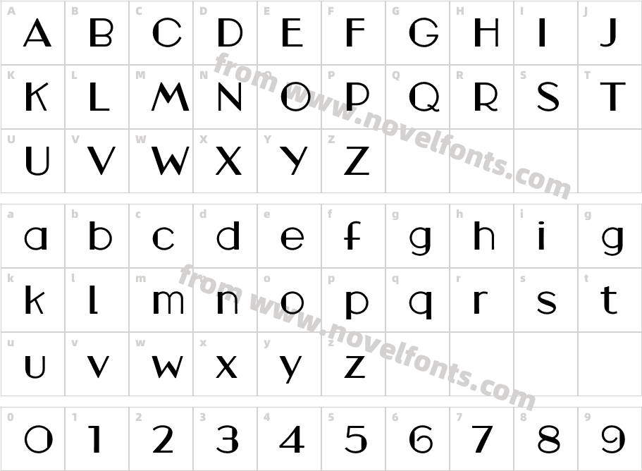 Broadacre Light 2Character Map