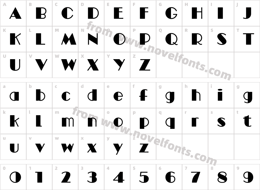 Broadacre Light 4Character Map