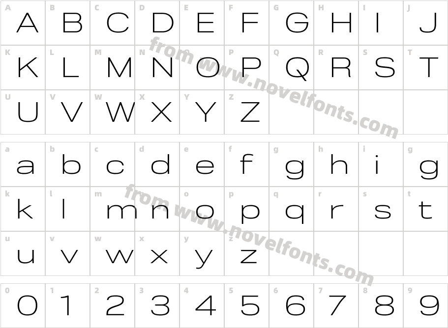 Brossa Extra Wide LightCharacter Map