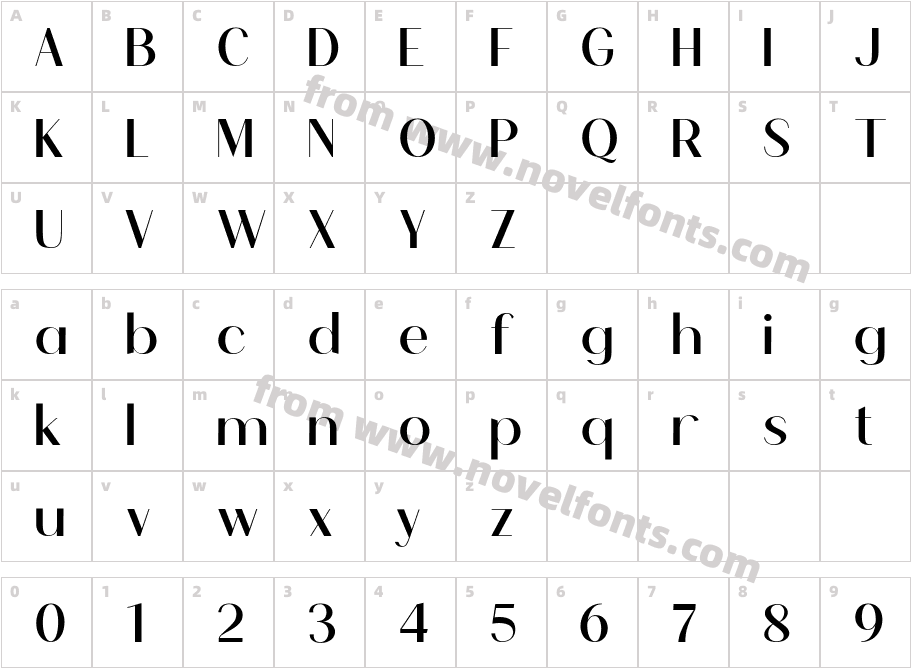 Broted Young plant Demi BoldCharacter Map
