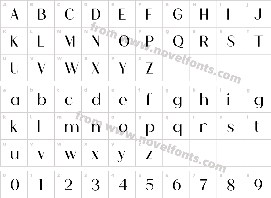 Broted Young plant RegularCharacter Map