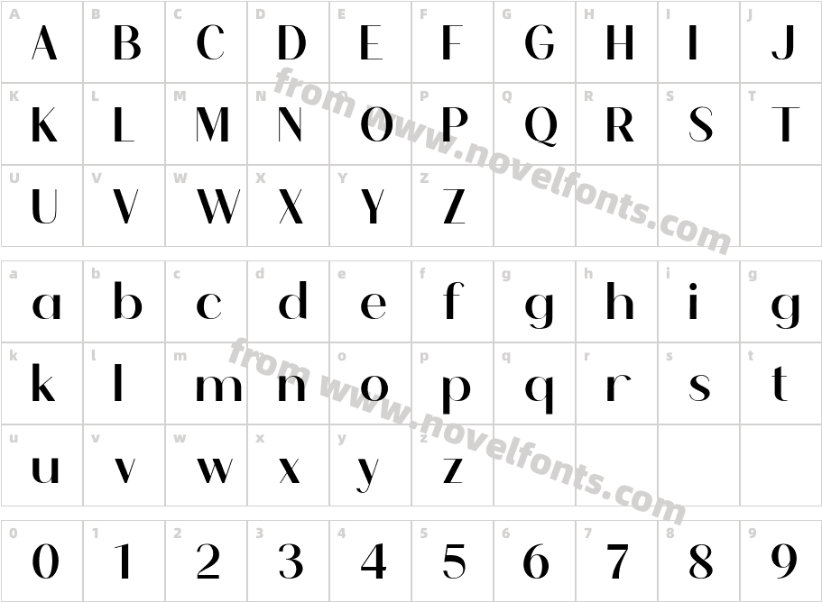 Broted Young plant SemiboldCharacter Map