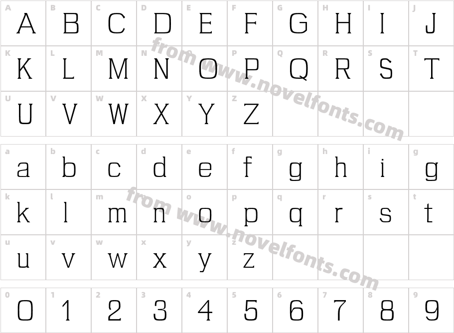 Brydon LightCharacter Map