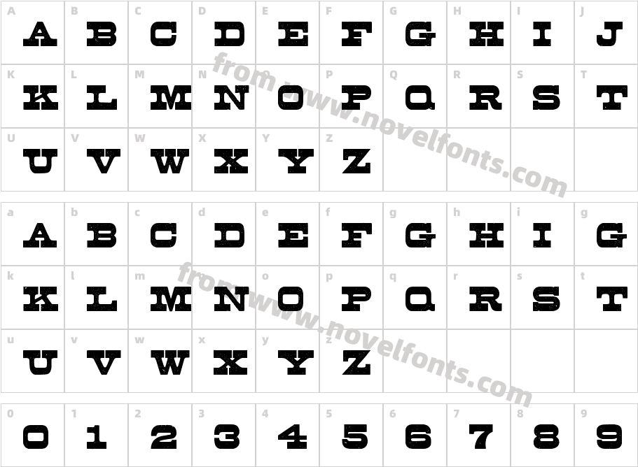 BuckboardCharacter Map