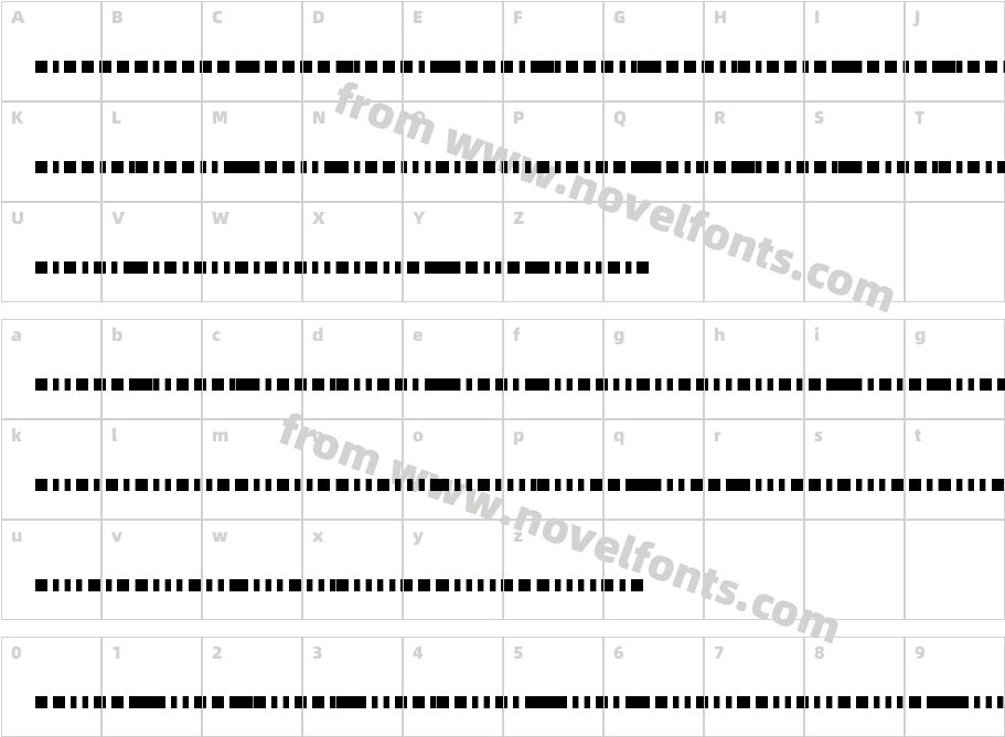 Bukan Binary TooCharacter Map